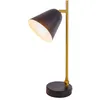 Image de Lampe de table lampe de table lampe de chevet noir or lampe de salon H 42,5 cm