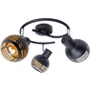 Image de Naeve CASCO Spots de plafond en grappe noirs 3xE27