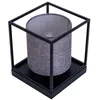 Image de Lampe de table lampe de chevet lampe de chevet textile gris noir E14 salon