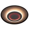 Image de Plafonnier LED NÄVE 1408377, 33W, 1800lm, CCT, blanc/noir, 50cm