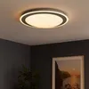 Image de Plafonnier avec ciel étoilé led plafonnier chambre à coucher led, métal acrylique, 11W 700Lm blanc chaud, DxH 34x8,5 cm