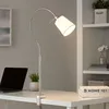Image de Fischer&honsel - Lampe de table spot à pince lampe de bureau lampe de lecture textile flexible blanc