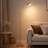 Image de Lampadaire LED dimmable Lampe de chambre à coucher Touchdimmer Lampadaire en laiton réglable, 7,5W 880lm blanc chaud, blanc neutre, DxH 23x135 cm