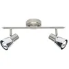 Image de Lampe lave spot tube 2 feuilles fer / chrome 2x R50, E14, 40W, adapté aux lampes à réflecteur (non incluses) Échelle a ++ à e Têtes pivotantes