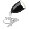 Image de Lampe Leo led clip lampe noir 1x LED-PAR51, GU10, lampe à réflecteur led 3W incluse, (240lm, 2700K) Échelle a ++ à e Avec interrupteur à cordon