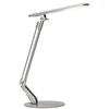 Image de Lampe Brendan lampe de bureau led titane 1x led 6W intégrée (smd), (680lm, 4100K) Échelle a ++ à e Pressostat sur la tête - Brilliant