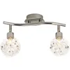 Image de Lampe Joya spot tube 2 lumières chrome 2x QT14, G9, 33W, adapté aux lampes à culot à broche (non incluses) Échelle a ++ à e Têtes pivotantes