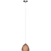 Image de Lampe suspension Relax 20cm bronze / chrome 1x A60, E27, 60W, lampes normales gf non spécifiées. Réglable en hauteur / câble peut être raccourci