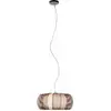 Image de BRILLIANT lampe Relax suspension 40cm bronze / chrome 2x lampes normales A60, E27, 30W, gf non spécifiées. Réglable en hauteur / câble peut être