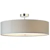 Image de Lampe Andria plafonnier 60cm chrome / gris clair 3x A60, E27, 60W, lampes normales gf non spécifiées Convient aux lampes led Dimmable lors de
