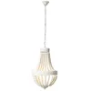 Image de Lampe Liba lustre 3 lumières blanc 3x D45, E14, 18W, adapté aux lampes à suspension (non incluses) Échelle a ++ à e La chaîne peut être raccourcie