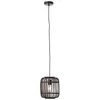 Image de Woodrow suspension 1 flamme 21cm bois foncé / noir luminaires d'intérieur, suspensions 1x A60, E27, 60W, convient aux lampes normales (non incluses)