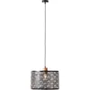 Image de Brilliant - lamp Santy suspension 1 lampe noir/plastique naturel noir 1x A60, E27, 52 w