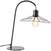 Image de Brilliant - lampe, lampe de table Leika noir mat, 1x A60, E27, 52W, avec interrupteur à cordon