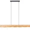Image de Suspension Trabo 6 flammes chêne huilé 6x A60, E27, 25W, adapté aux lampes normales (non incluses) - Brilliant