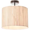 Image de BRILLIANT lampe, plafonnier Wimea 30cm noir / couleur bois, 1x A60, E27, 52W, convient aux lampes LED