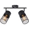 Image de Brilliant - Spot Kamolo 2-flammes noir mat, métal, 2x A60, E27, 40 w