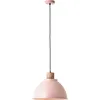 Image de Brilliant - Suspension Erena 38cm rose clair métal/bois 1x A60, E27, 60 w, adapté à une lampe normale (non incluse)