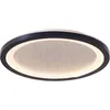 Image de Lampe Mosako led panneau de surface de plafond 25cm noir/blanc aluminium/métal noir 16 w led intégré - Brilliant
