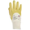 Image de Honeywell - Gant Sahara 100 taille 7 jaune maillot coton avec nitrile en 388 catégorie epi ii