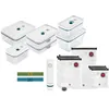 Image de ZWILLING Kit de démarrage de Mise sous Vide Fresh & Save, en Verre, 16 unités, La Mer, Argent