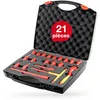 Image de Wiha - Jeu de clés à cliquet isolées 3/8' 21 pcs y compris un coffret (43023)
