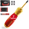 Image de Wiha Tournevis à assistance électrique speedE® ii 7 pcs avec embouts isolés slim, batteries et chargeur usb dans une mini L-Boxx (44318)