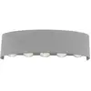 Image de [neu.haus] - paul neuhaus led-wandleuchte, ovale form, warmweisse lichtfarbe, modern, silber (9489-21)