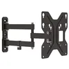 Image de Support mural pour téléviseur DIGITUS pour écrans jusqu'à environ 42" de diagonale, pivotant à 180°, jusqu'à 30 kg, inclinable +/- 15°, noir.
