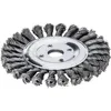 Image de Lessmann ® - Brosse plate d. 115 mm perçage épaiss. de fil 0,5 mm acier 14 mm 12 500 min-¹