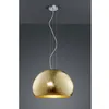 Image de Suspension moderne abat-jour verre opale doré Ø51 cm Ontario Trio Lighting