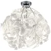 Image de Plafonnier Décoratif Lavable Feuilles Blanches Leavy Trio Lighting
