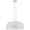 Image de Suspension Cuisine Moderne Capuchon Métallique 4 Lumières Baron Blanc Trio Lighting