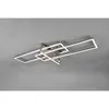 Image de Defibrico - Trio lighting salinas plafonnier led triple rectangle acier satinÉ avec rÉglage d'intensitÉ 34w 3000k 620310307