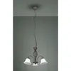 Image de Trio - Lustre 3xe14 max 40w metal rouille abat jour verre blanc rustica 50215972 50215972 50215972 50215972 50215972
