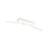 Image de Plafonnier applique murale LED blanc forme vague L 79 cm