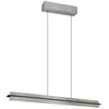 Image de Suspension LED, plafonnier, nickel mat, tactile, dimmable, H 150 cm