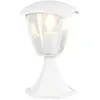 Image de Lampadaire d'extérieur, éclairage de jardin, éclairage de chemin, lanterne en aluminium blanc IP44 H 30 cm