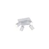 Image de Plafonnier lampe de couloir lampe de plafond métal blanc 4 flammes orientable GU10 W 20cm
