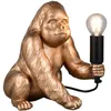 Image de Boite A Design - Lampe design, Lampe à poser kong, gorille déco avec douille E14 Doré en Plastique