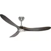 Image de CasaFan ECO GENUINO 152 BN-NB Ventilateur de plafond (Ø x H) 1520 mm x 285 mm Couleur des pales : boîtier en noyer en occasion ou reconditionné