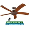 Image de Certeo - Ventilateur de plafond Falcetto Marron avec télécommande