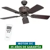 Image de Ventilateur de plafond CasaFan 510383 ECO ELEMENTS 103cm noyer ou hêtre/marron antique
