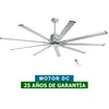 Image de Casafan - Ventilateur de plafond dc Big Smooth Eco Titane 224 cm