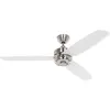 Image de Casafan - Ventilateur de plafond Night Flight Chrome / Blanc