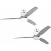 Image de Casafan - Ventilateur de plafond Aerodynamix Eco 132 bl / Argent