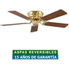 Image de Casafan - Ventilateur de plafond Classic Flat iii Laiton poli 132
