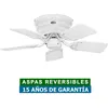 Image de Casafan - Ventilateur de plafond Classic Flat iii Blanc 75