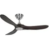 Image de Eco Genuino Ventilateur de plafond à économie d'énergie Chromé/noyer [diamètre]:122 cm en occasion ou reconditionné