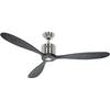 Image de Casafan - Ventilateur de plafond dc Aeroplan Eco Chrome / Noir